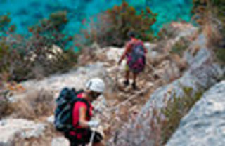 Hiking, climbing, canyoning and via ferrata in the wildest landscape of Sardinia, Italy