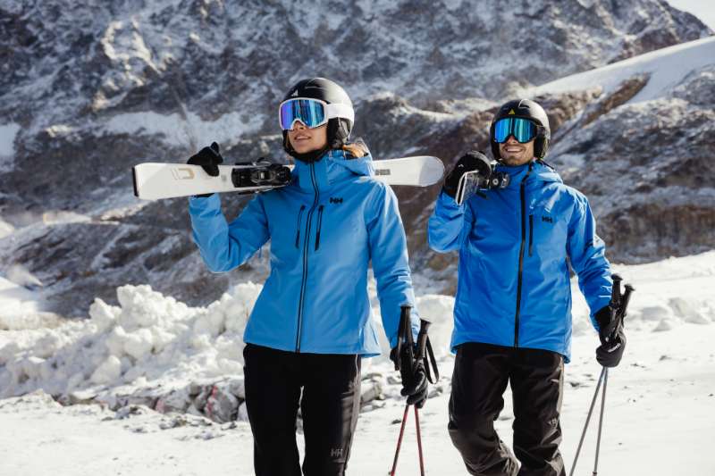 Chaussettes de Ski Sinner Dino bleu et vert Enfant 2 paires