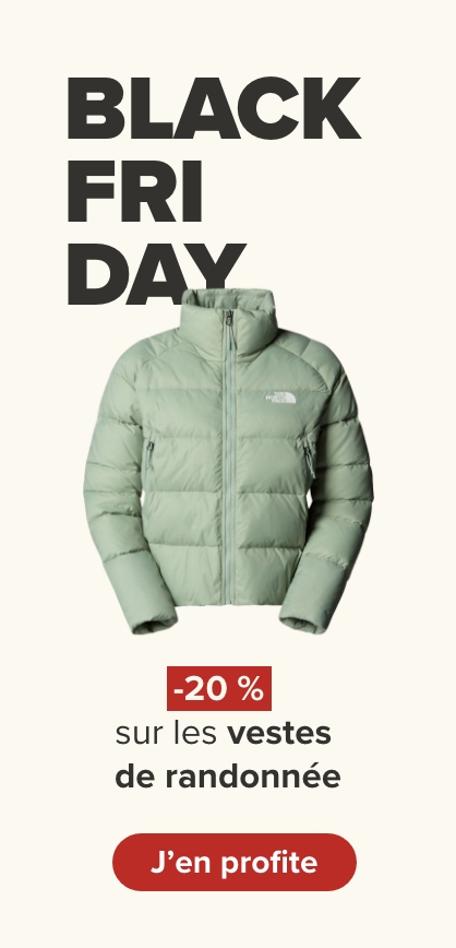 Black Friday: 20% sur les vestes de randonnée